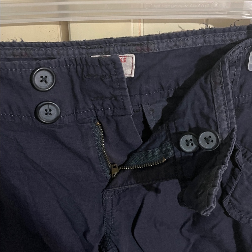 Free People Navy Utility Shorts - Picture 3 of 8